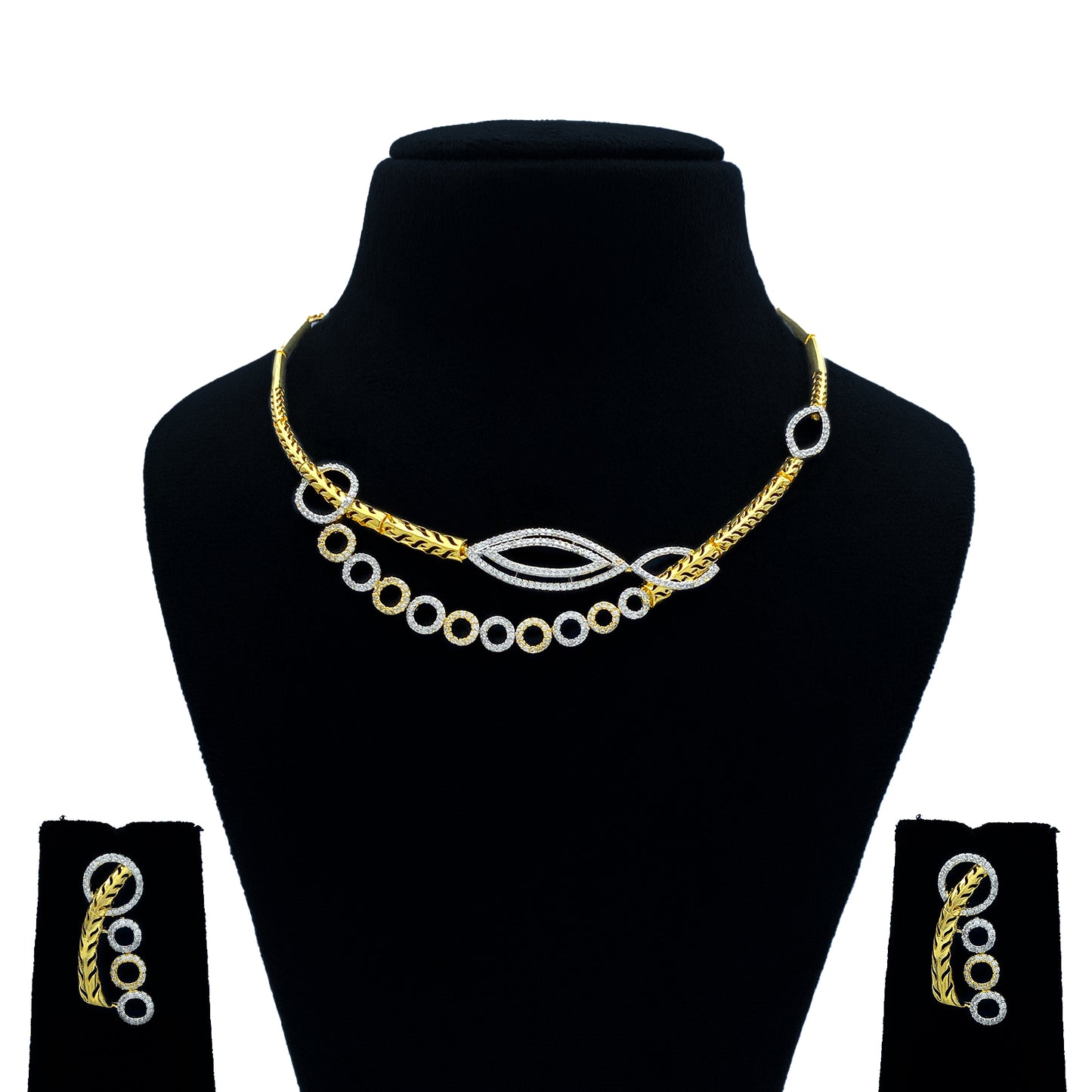 Shanaya AD Studded Necklace Set