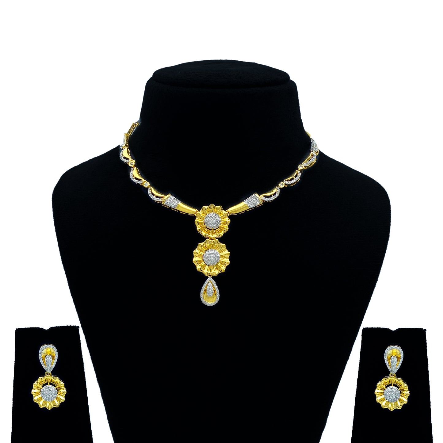Surya AD Studded Necklace Set
