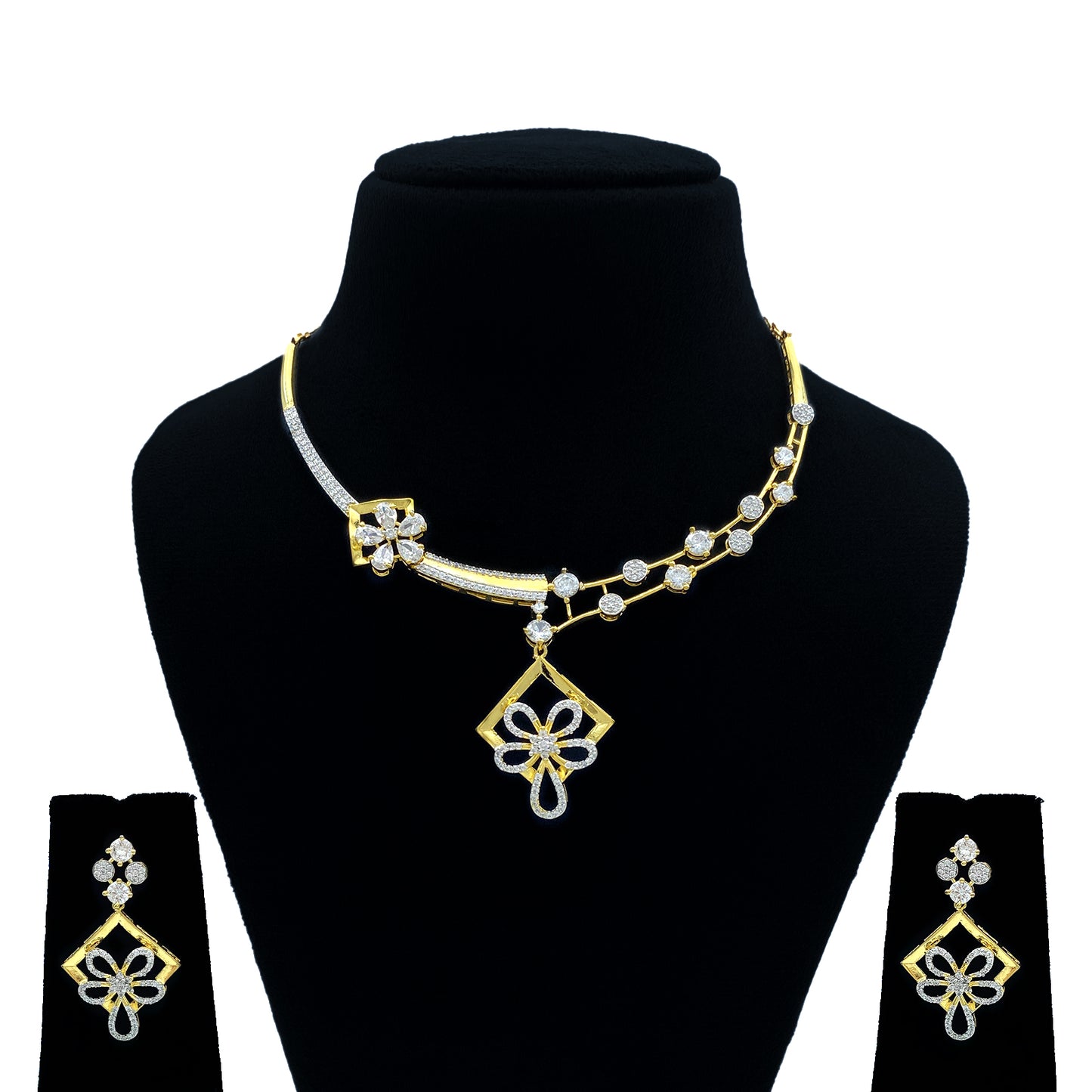 Neerja AD Studded Necklace Set