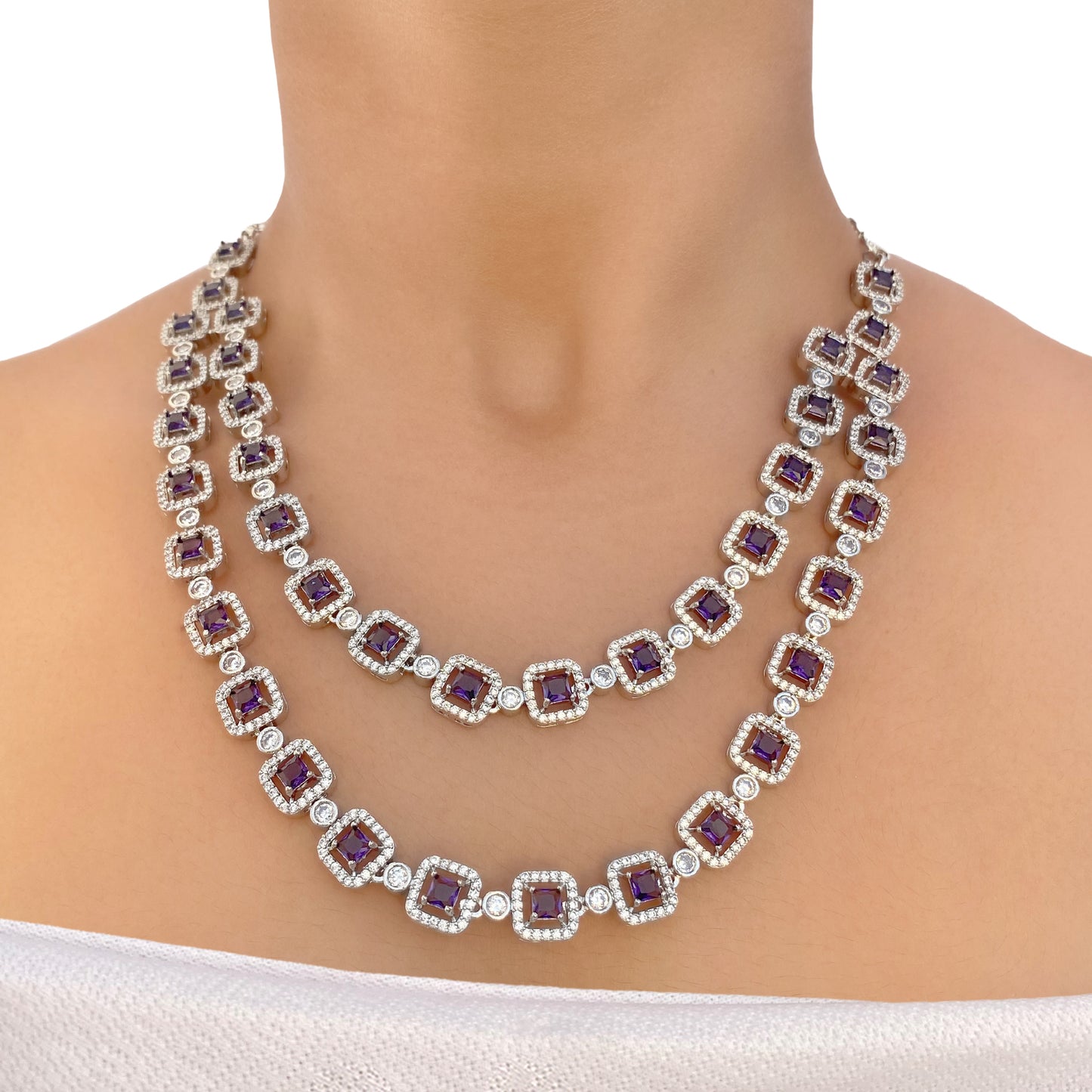 Amrita AD Studded Necklace Set