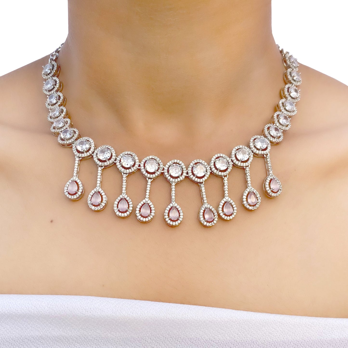 Raga AD Studded Necklace Set