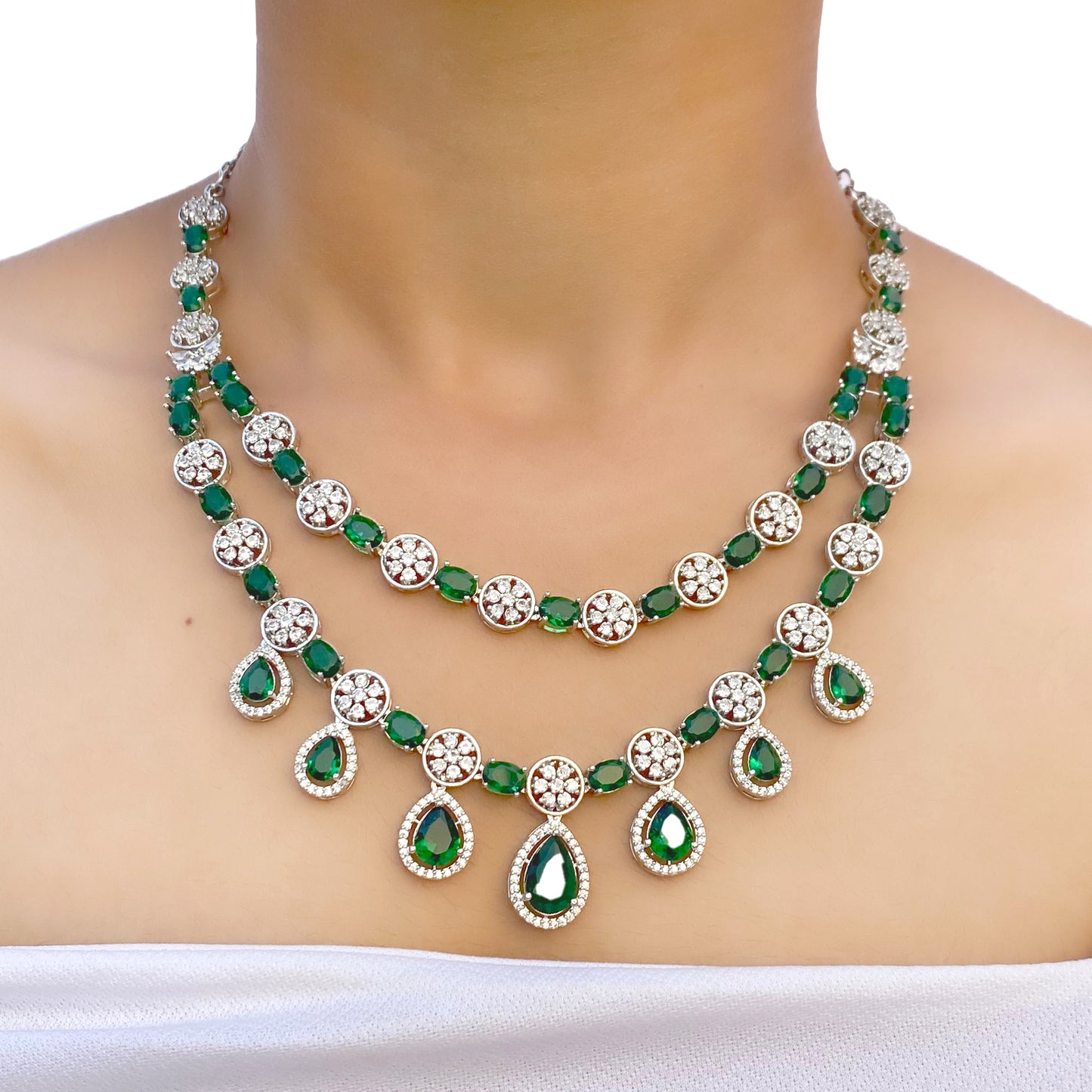 Nitya AD Studded Necklace Set