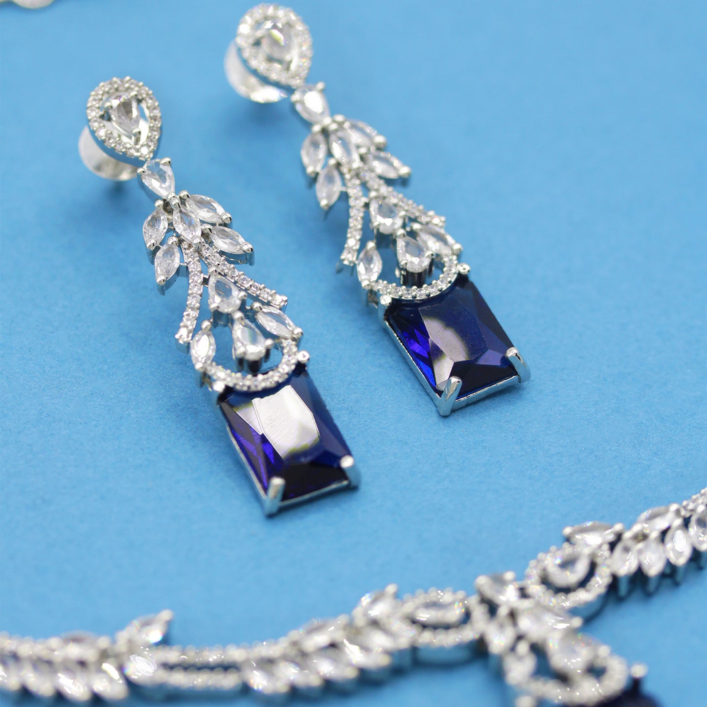 Neelima AD Studded Necklace Set