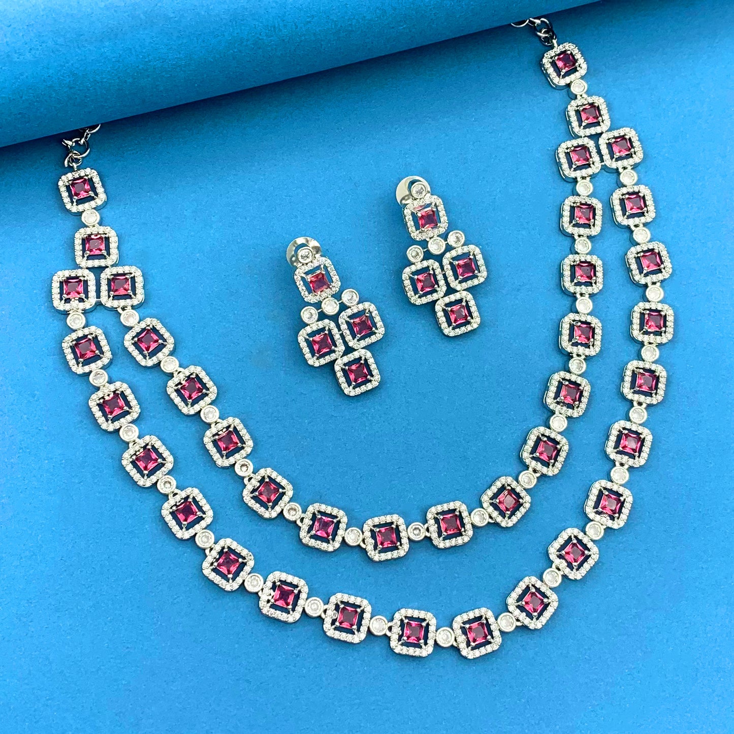 Amrita AD Studded Necklace Set