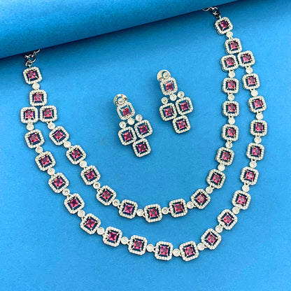 Amrita AD Studded Necklace Set