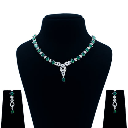Jiya AD Studded Necklace Set
