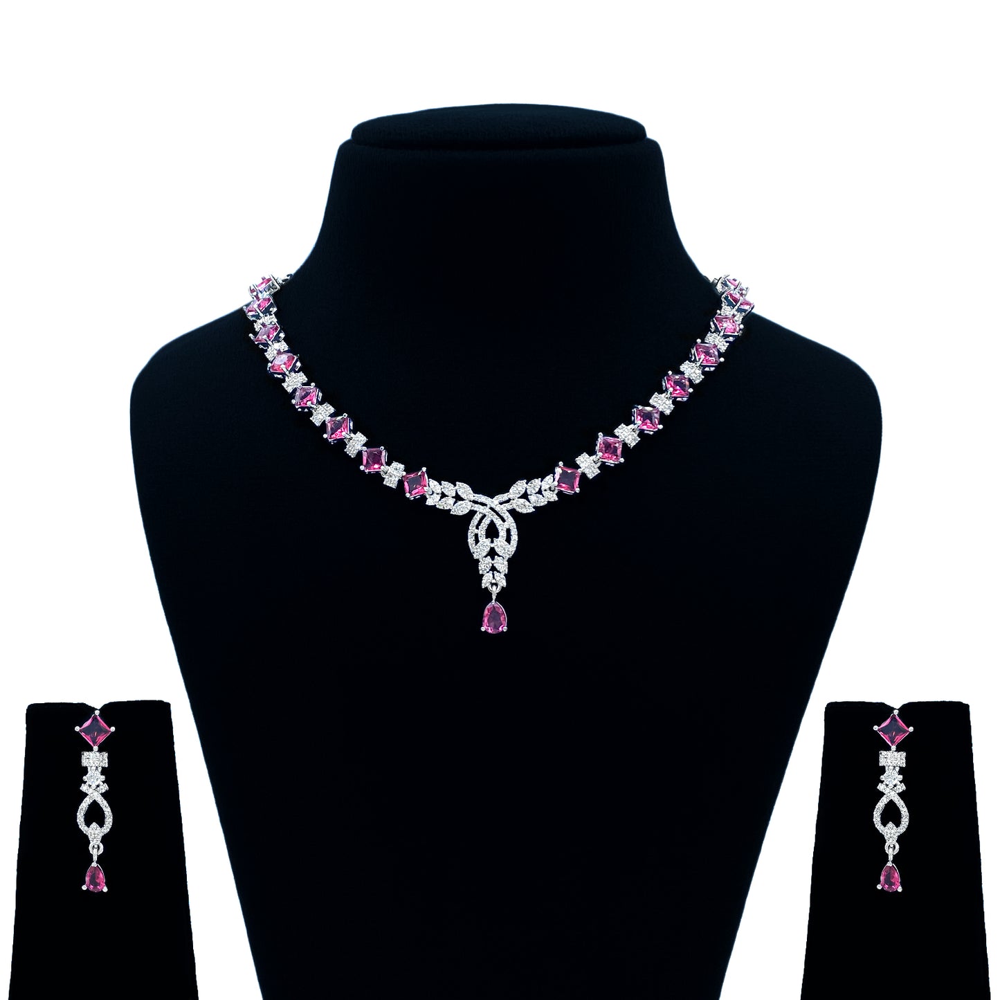 Jiya AD Studded Necklace Set