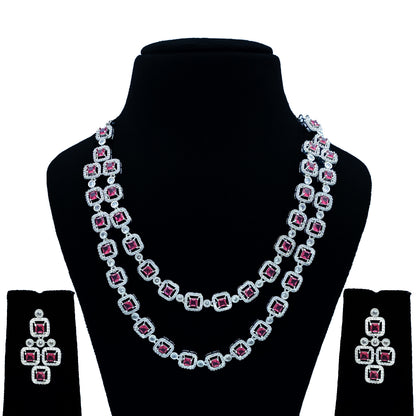 Amrita AD Studded Necklace Set