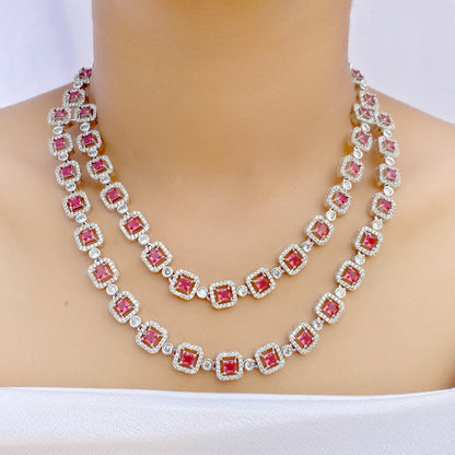 Amrita AD Studded Necklace Set