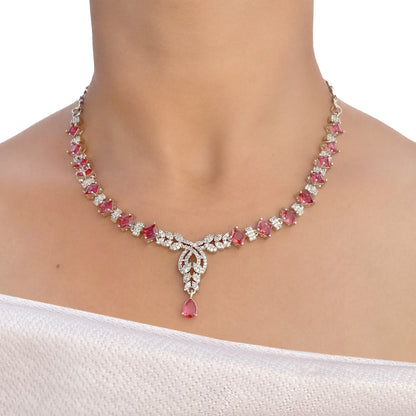 Jiya AD Studded Necklace Set