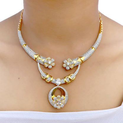 Taj AD Studded Necklace Set