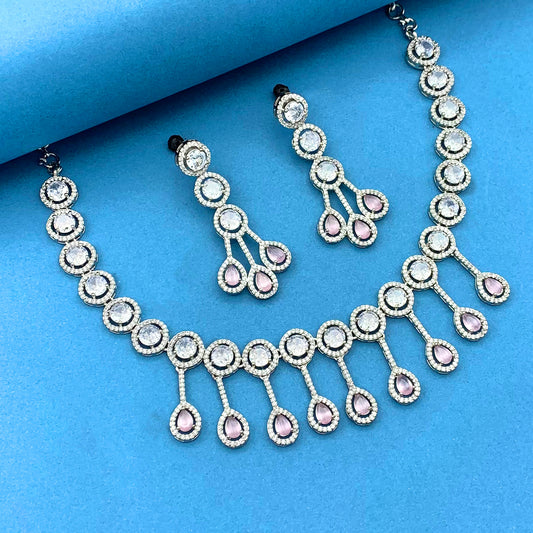 Raga AD Studded Necklace Set
