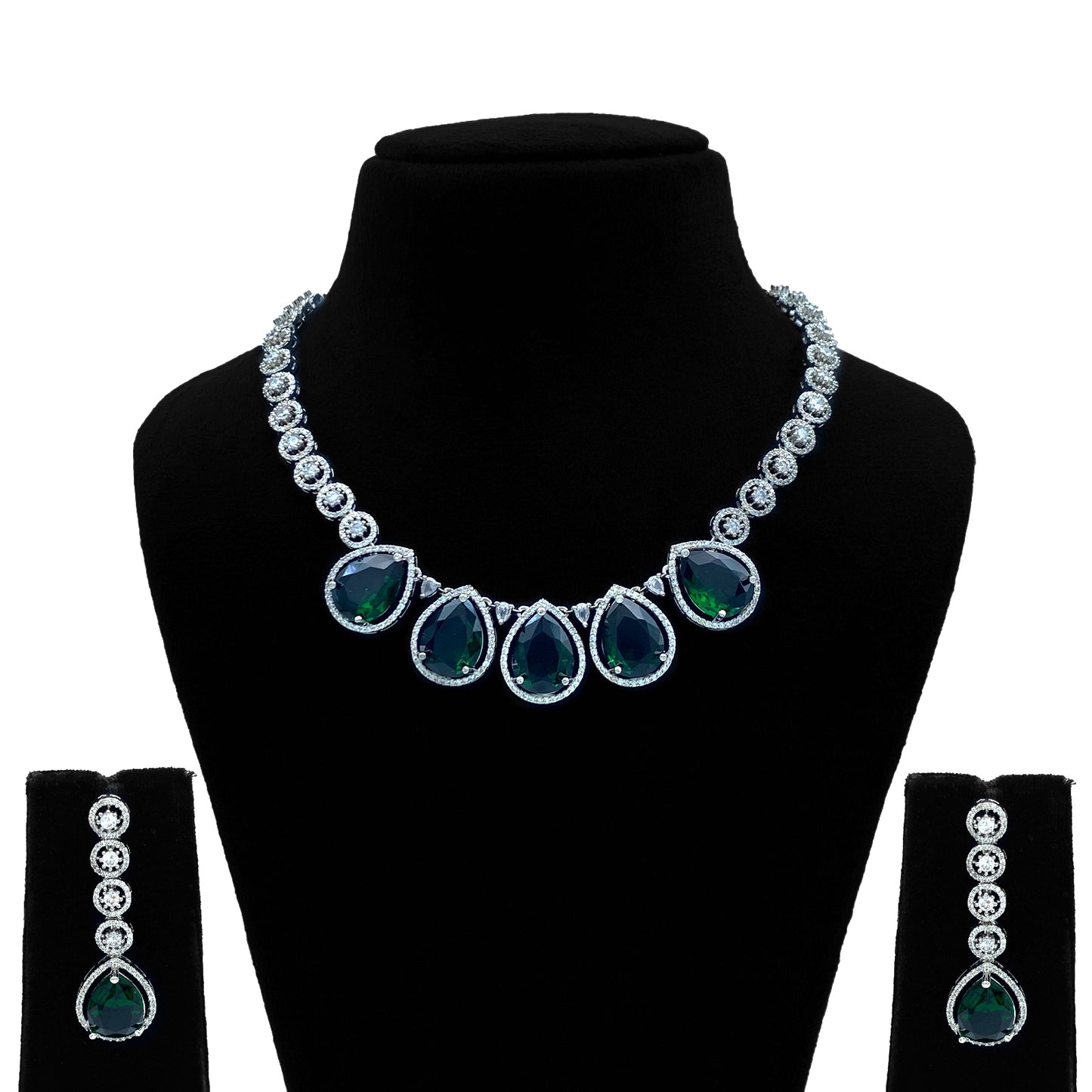Veda AD Studded Necklace Set