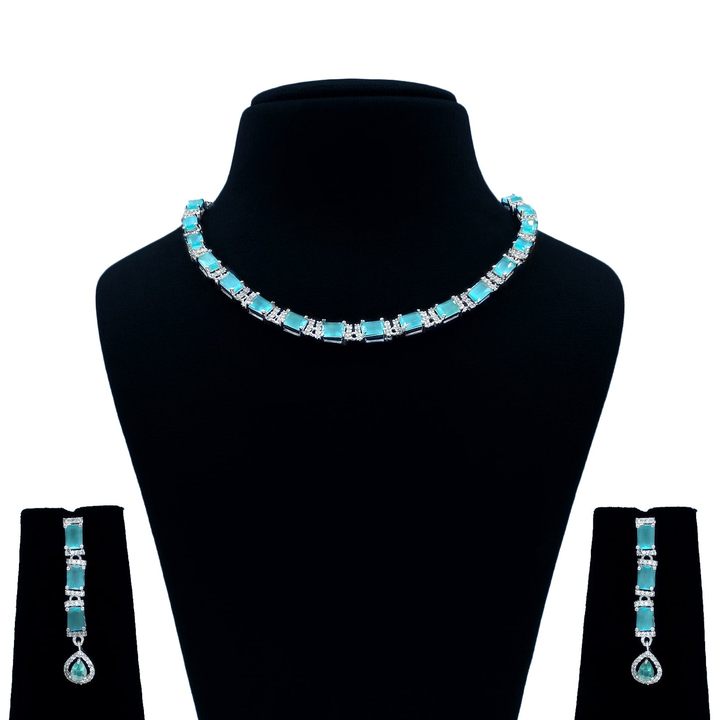 Harini  AD Studded Necklace Set