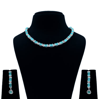 Harini  AD Studded Necklace Set