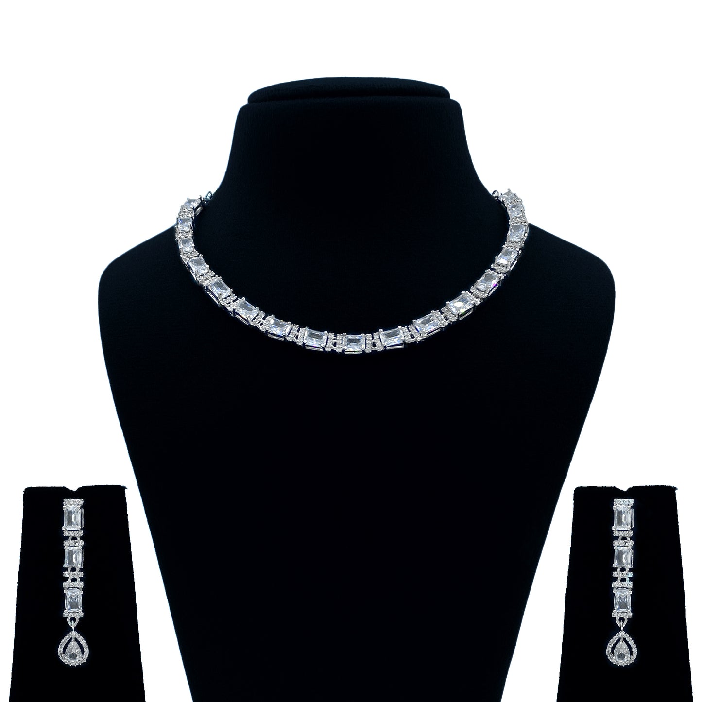 Harini  AD Studded Necklace Set