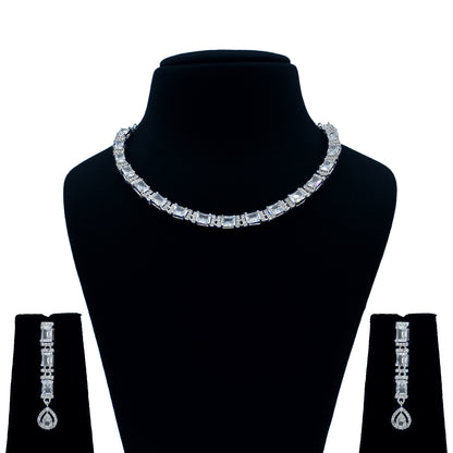 Harini  AD Studded Necklace Set