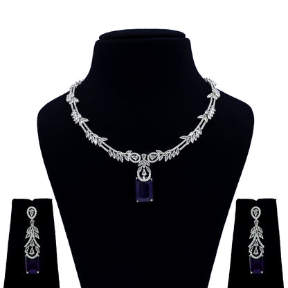 Neelima AD Studded Necklace Set