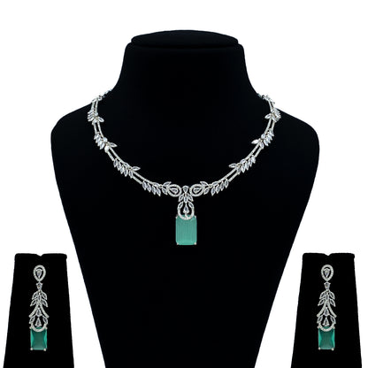 Neelima AD Studded Necklace Set
