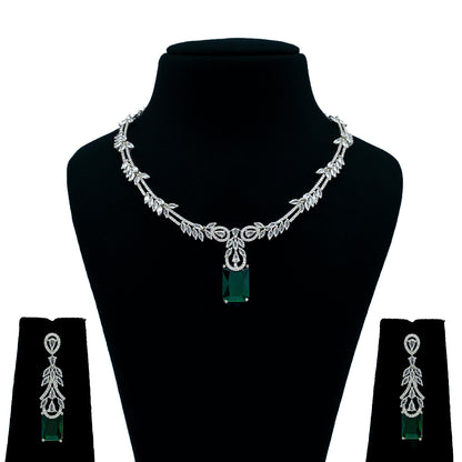 Neelima AD Studded Necklace Set