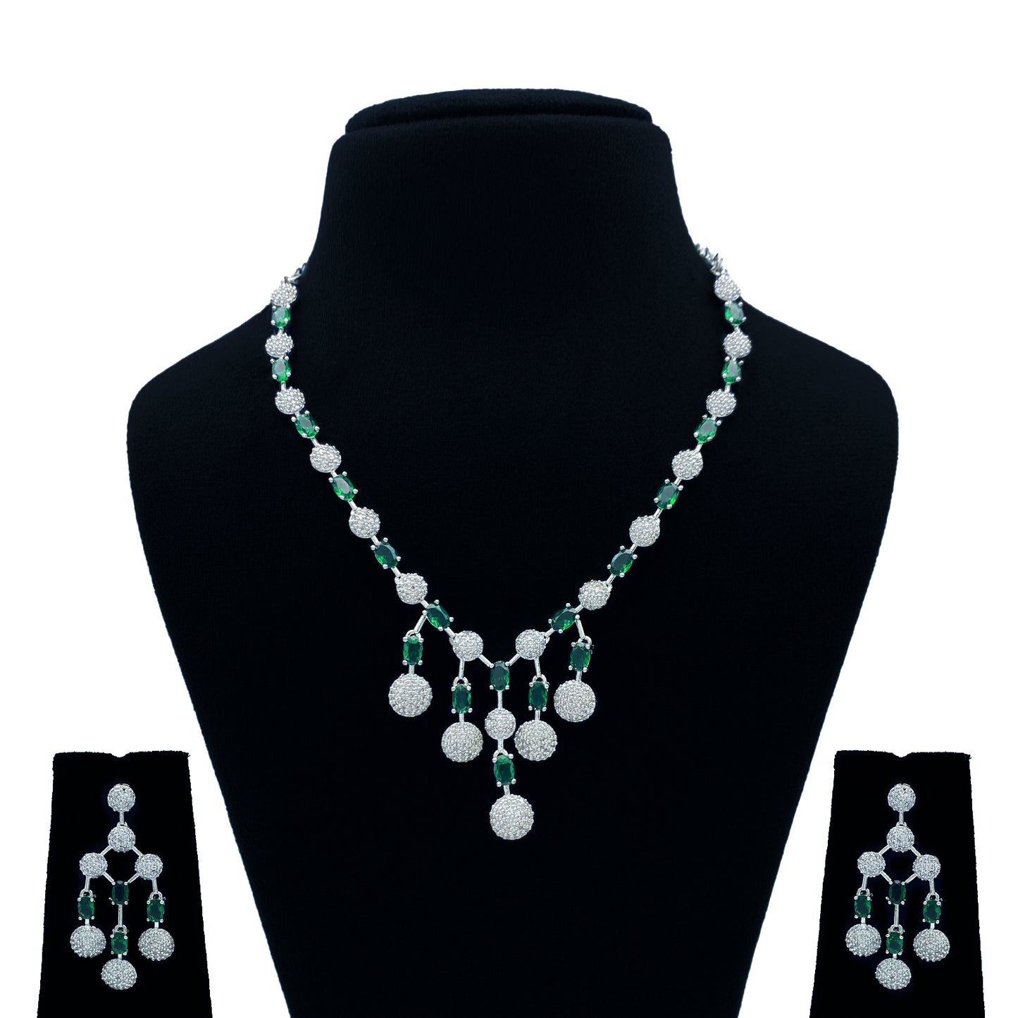 Vyanjana AD Studded Necklace Set