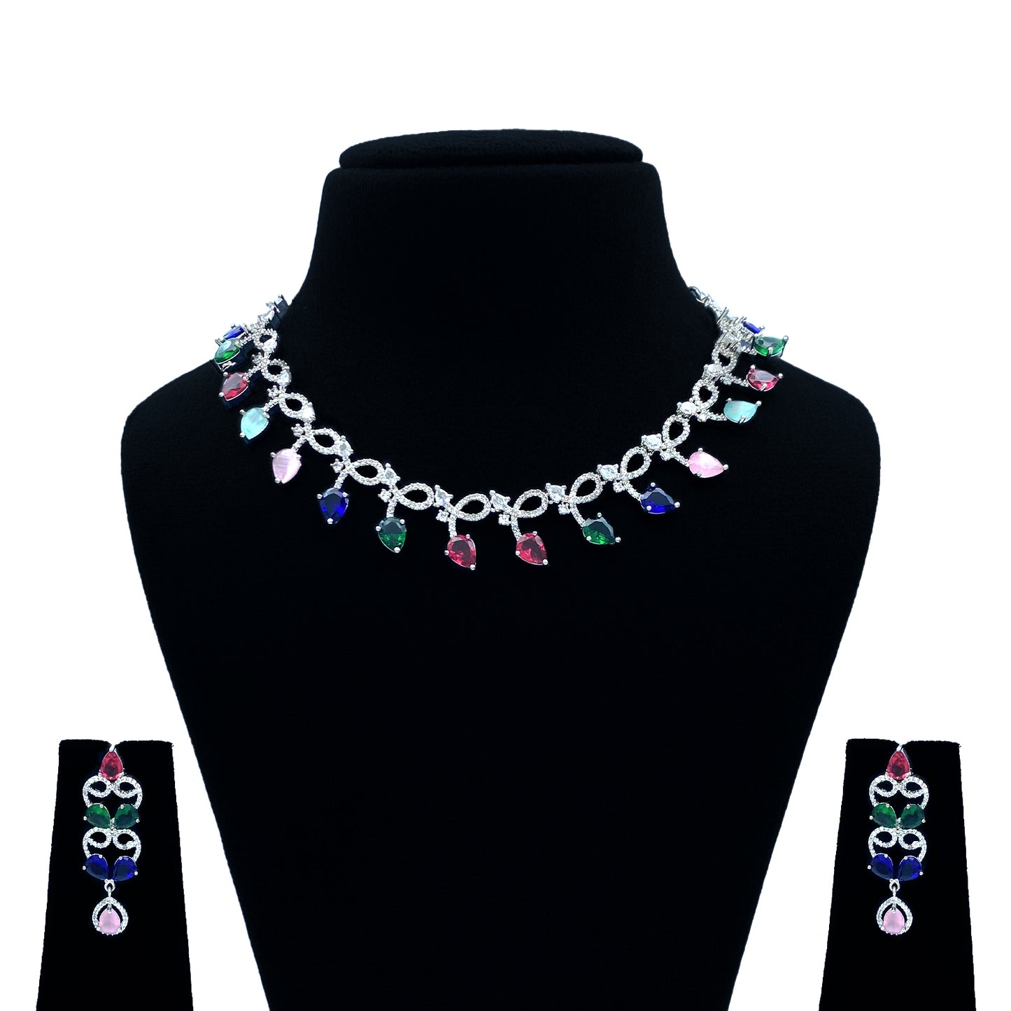 Srishti AD Studded Necklace Set