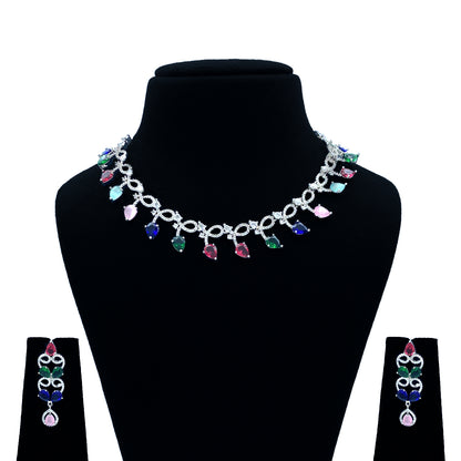 Srishti AD Studded Necklace Set