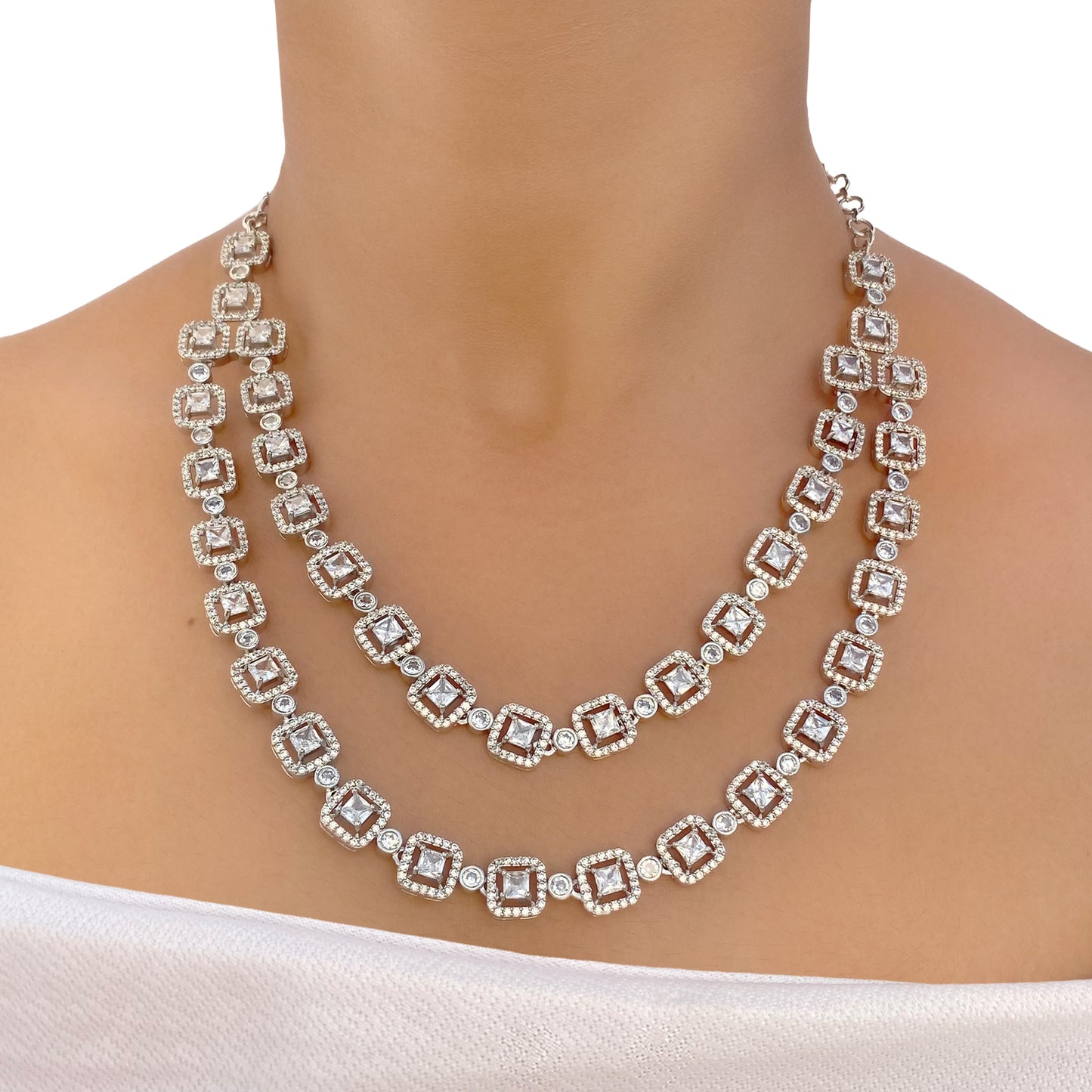 Amrita AD Studded Necklace Set