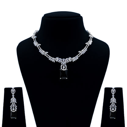 Neelima AD Studded Necklace Set