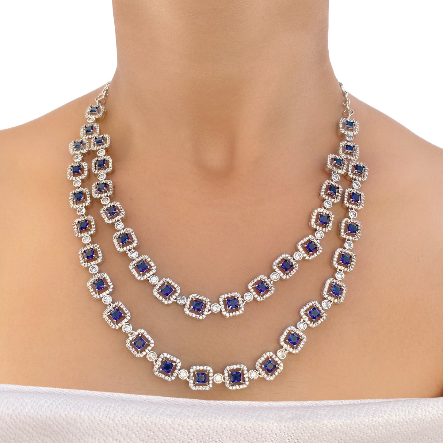 Amrita AD Studded Necklace Set