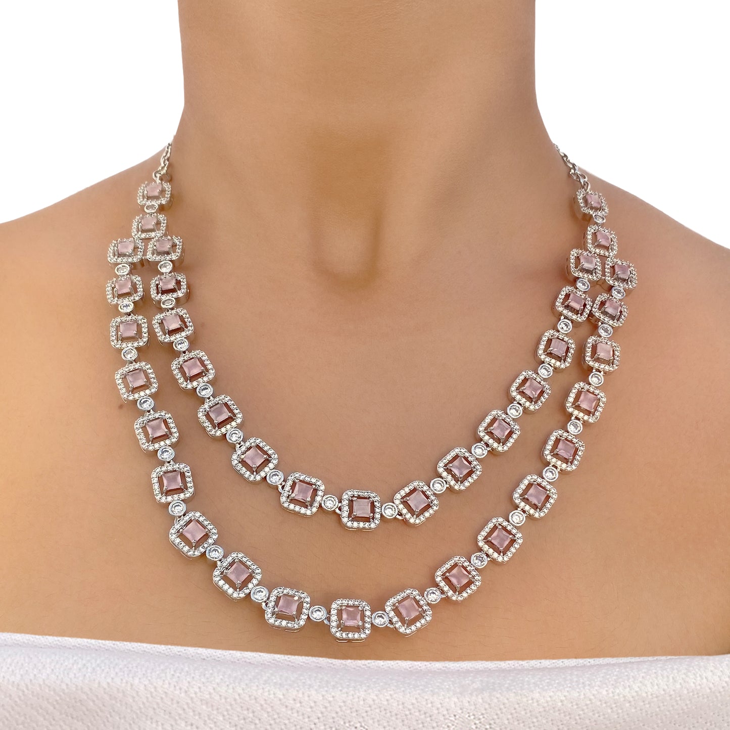 Amrita AD Studded Necklace Set