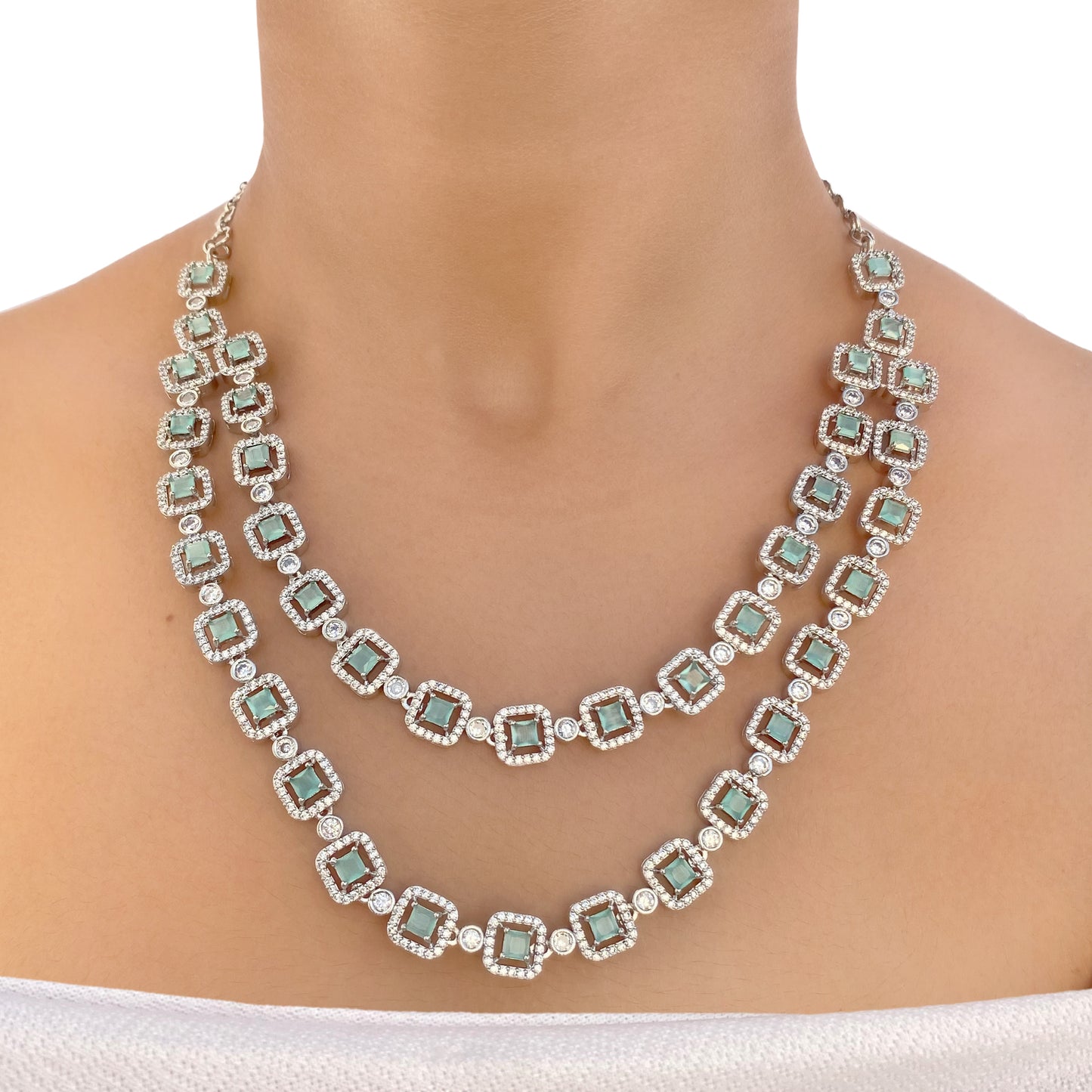 Amrita AD Studded Necklace Set