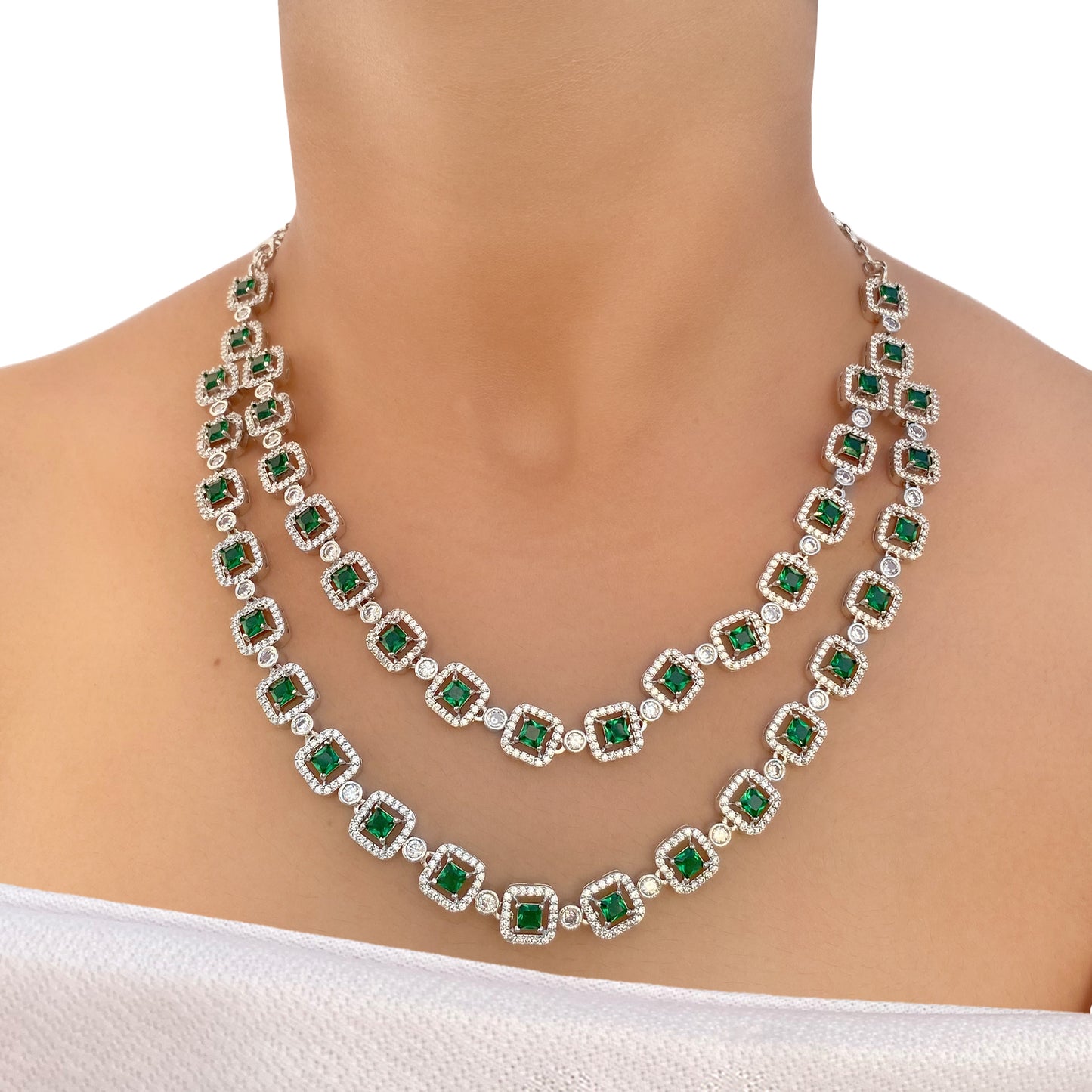 Amrita AD Studded Necklace Set