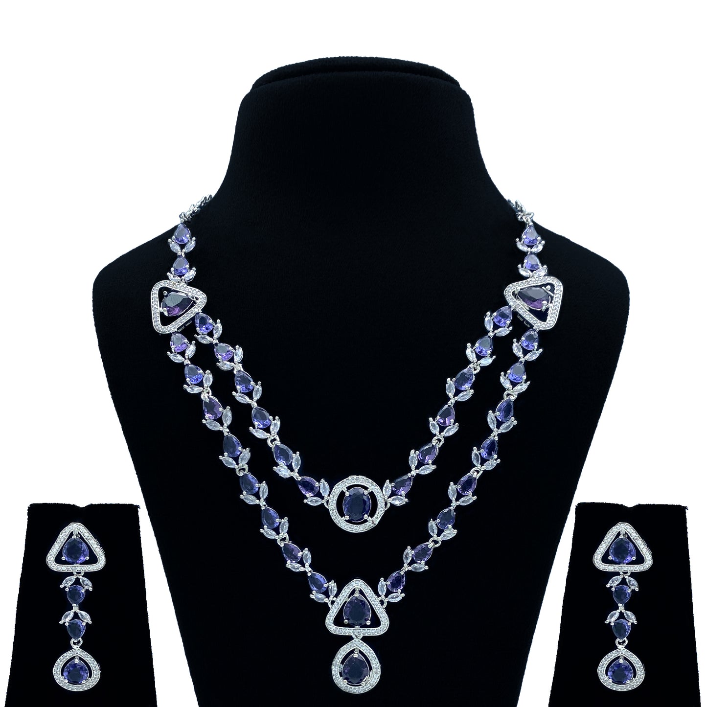 Samudra AD Studded Necklace Set