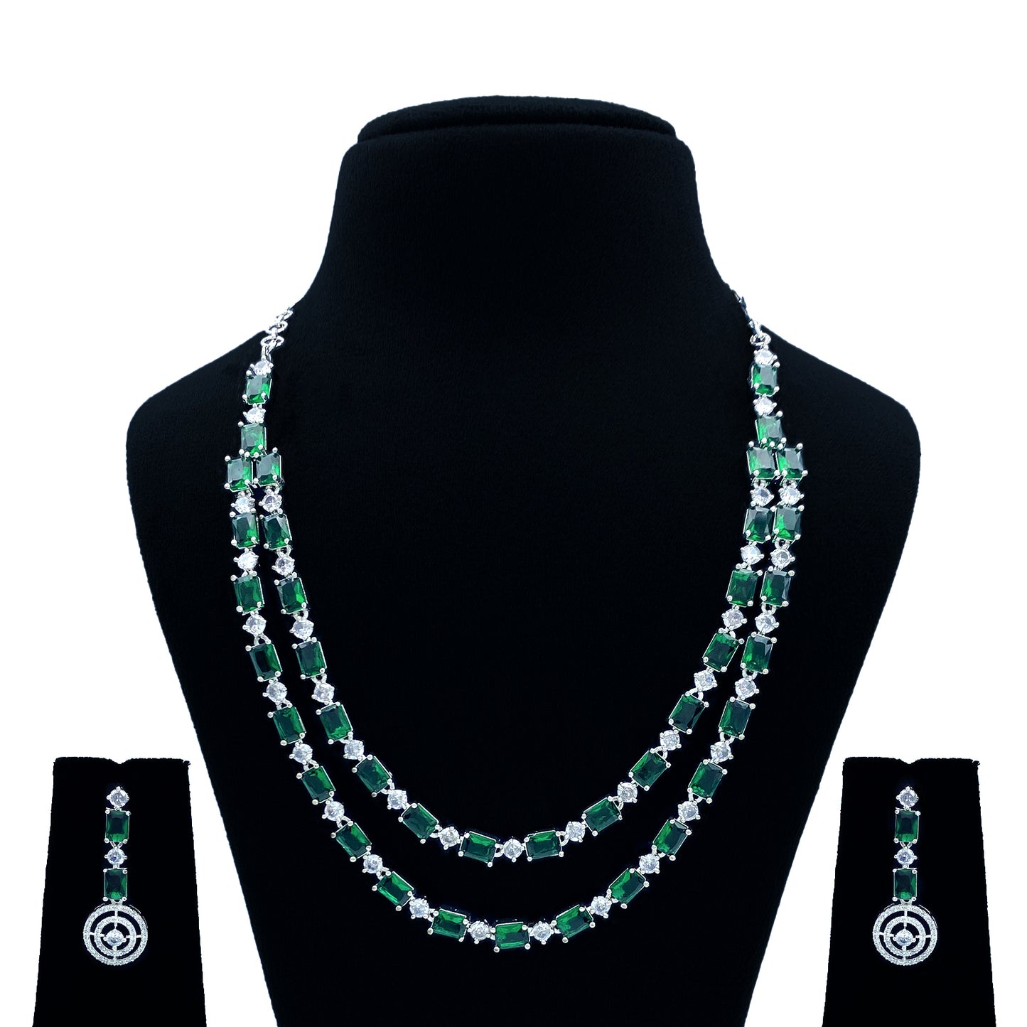 Vedhika AD Studded Necklace Set