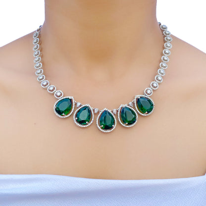 Veda AD Studded Necklace Set