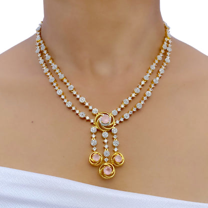 Lavanya AD Studded Necklace Set