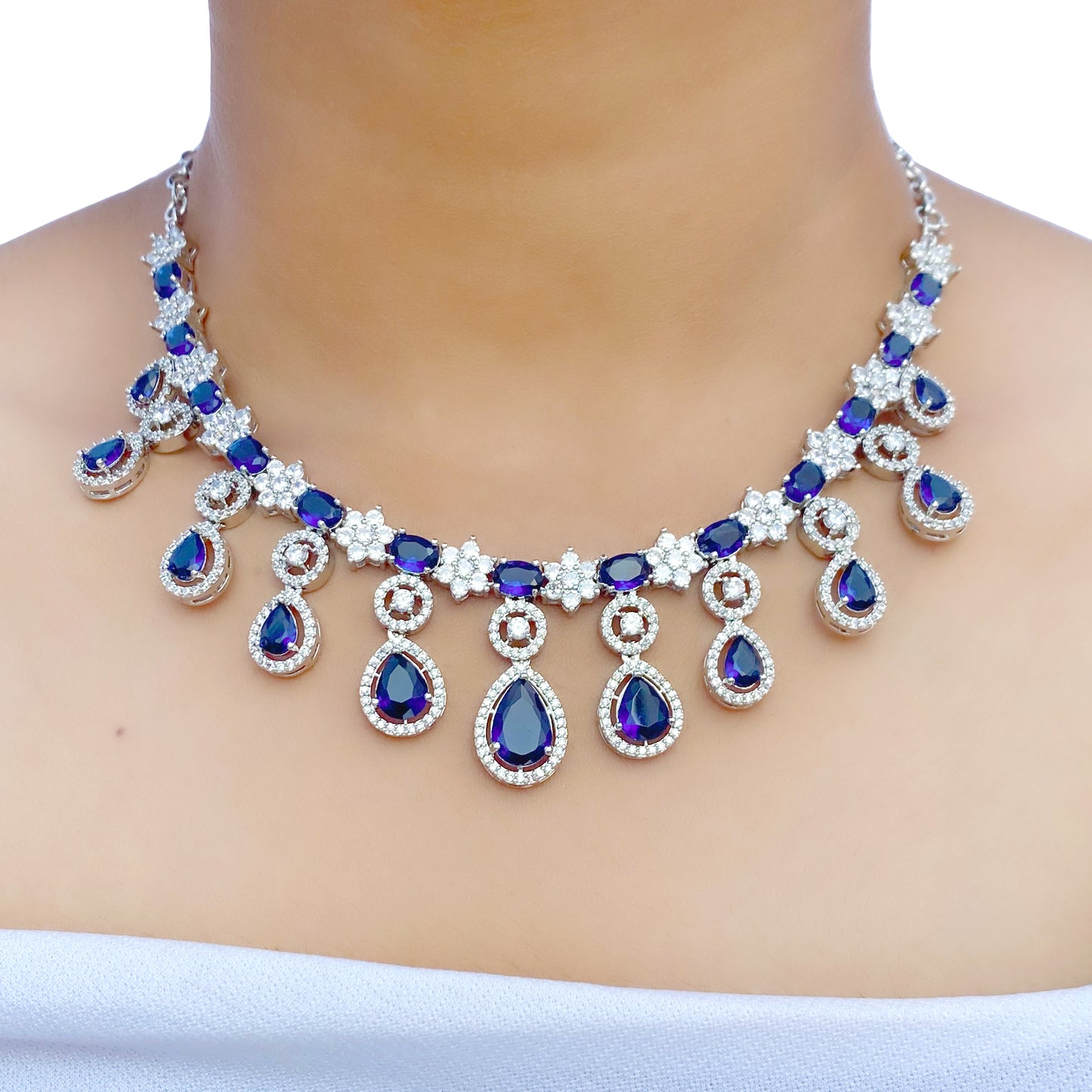 Varsha AD Studded Necklace Set