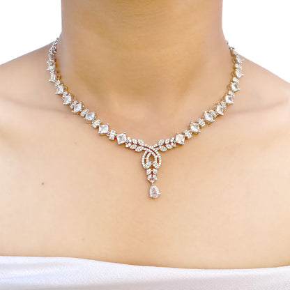 Jiya AD Studded Necklace Set