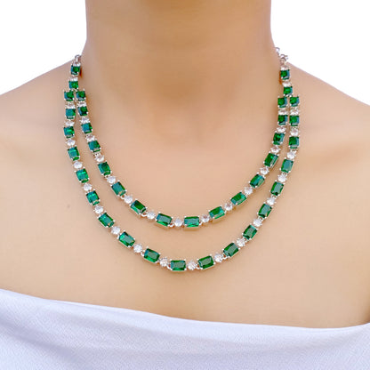 Vedhika AD Studded Necklace Set