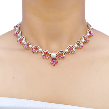 Rati AD Studded Necklace Set