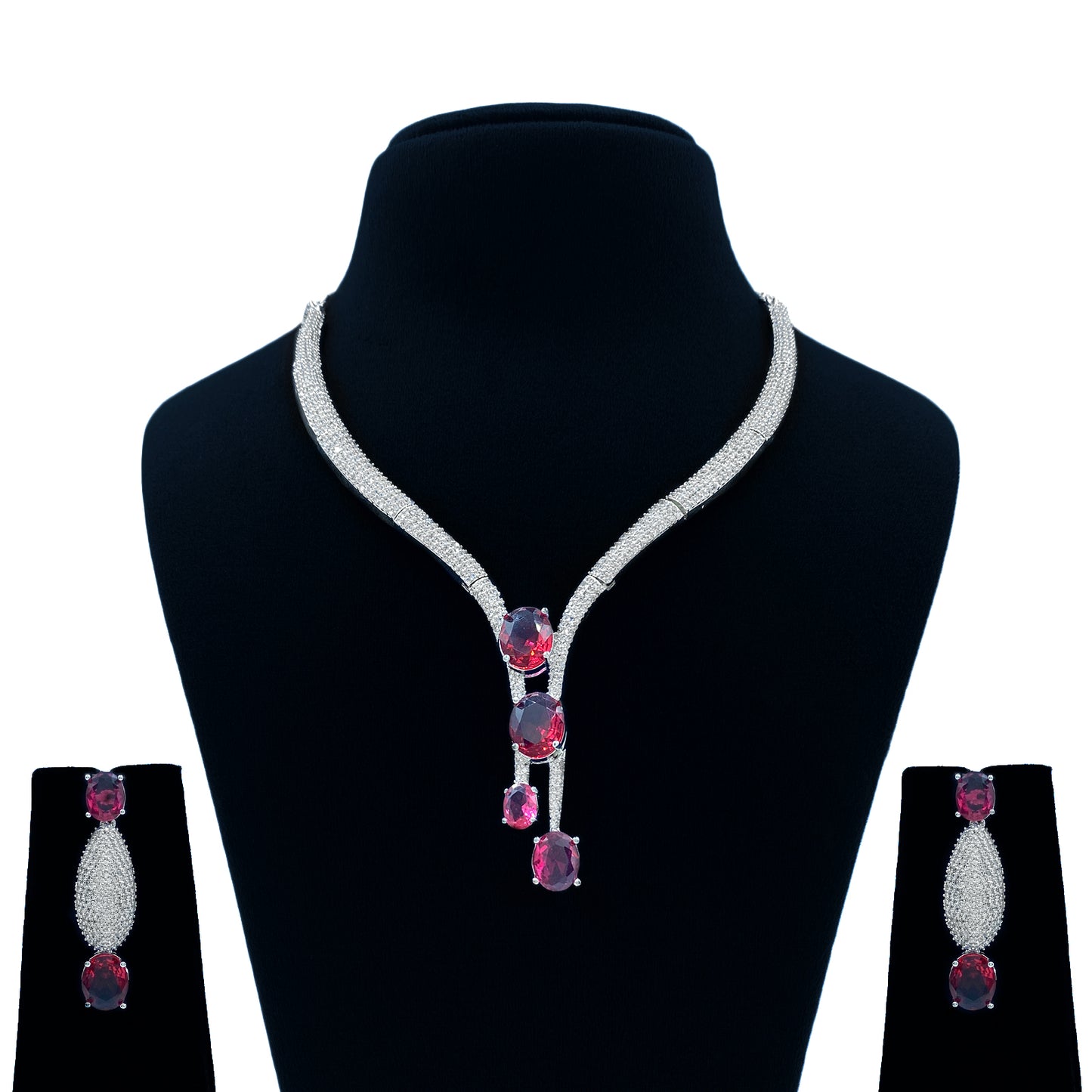 Prisha AD Studded Necklace Set