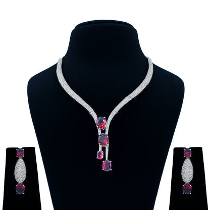Prisha AD Studded Necklace Set