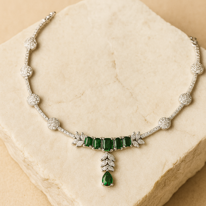 Vastra AD Studded Necklace Set