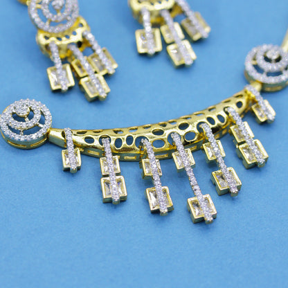 Indrani AD Studded Necklace Set